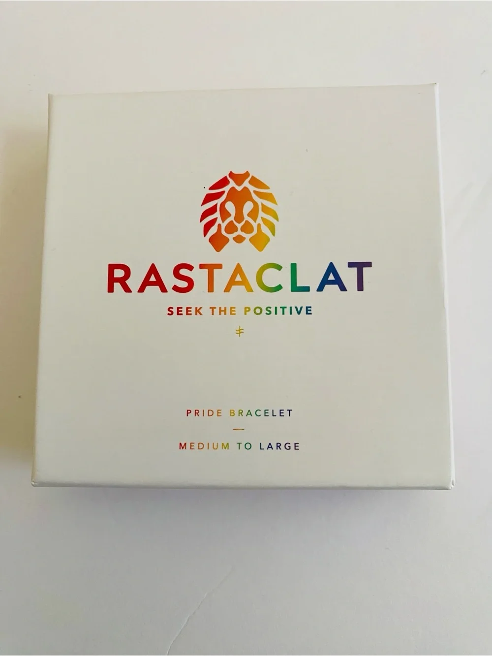 Rastaclat PRIDE Rainbow Braided Bracelet Multicolor M / L Bohemian Boho